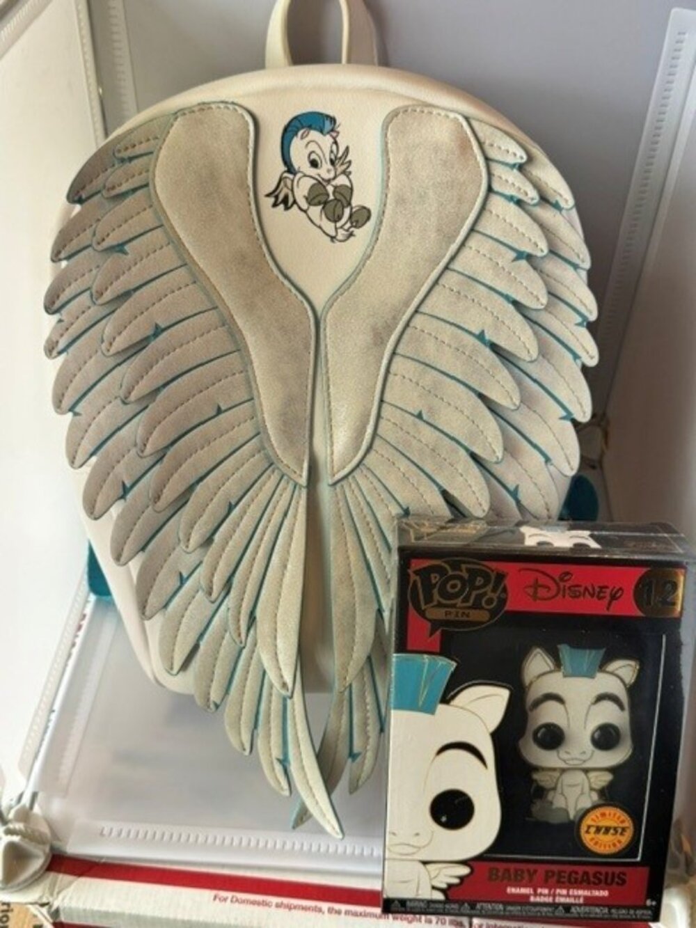 Danielle Nicole Hercules Baby Pegasus Mini Backpack and POP Pin #12 Baby Pegasus